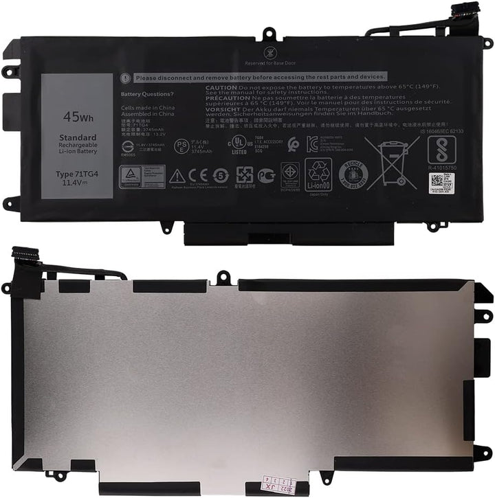 SwarKing Ersatz Akku Kompatibel mit 71TG4 Dell Latitude 5289 7389 7390 2in1 Series