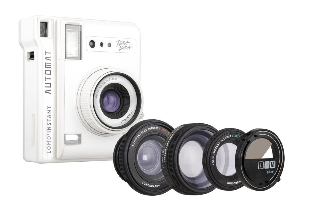 Lomography Lomo'Instant Automat Sofortbildkamera Bora Bora + Objektivaufsätze