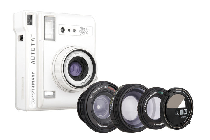 Lomography Lomo'Instant Automat Sofortbildkamera Bora Bora + Objektivaufsätze