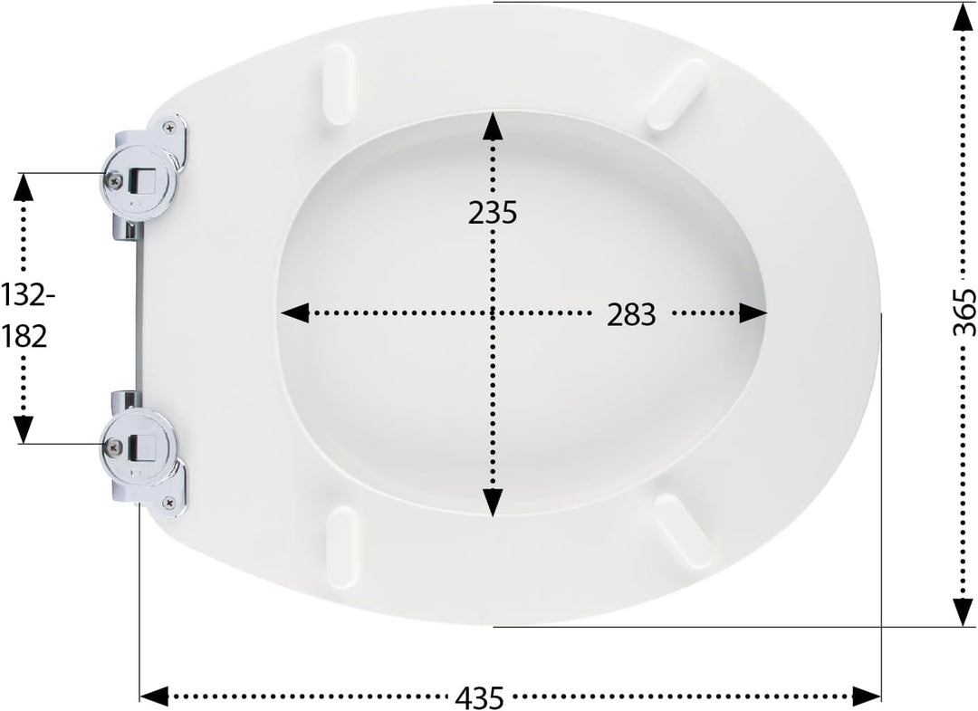 SITZPLATZ® WC-Sitz mit Absenkautomatik, Wellness Dekor Relax, High Gloss Toilettensitz mit Holz-Kern