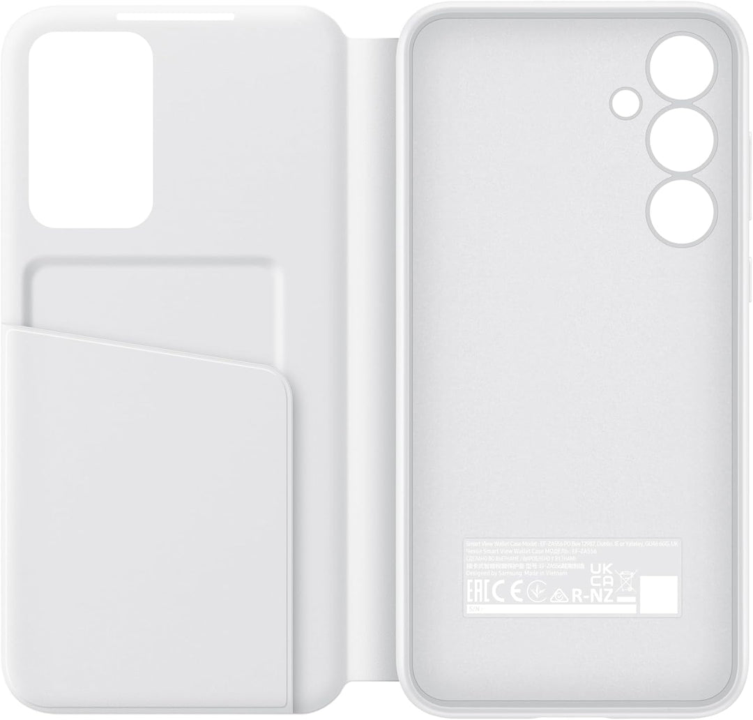 Samsung Smart View Wallet Smartphone Case EF-ZA556 für das Galaxy A55 5G, Handyhülle, Kartenfach, Si