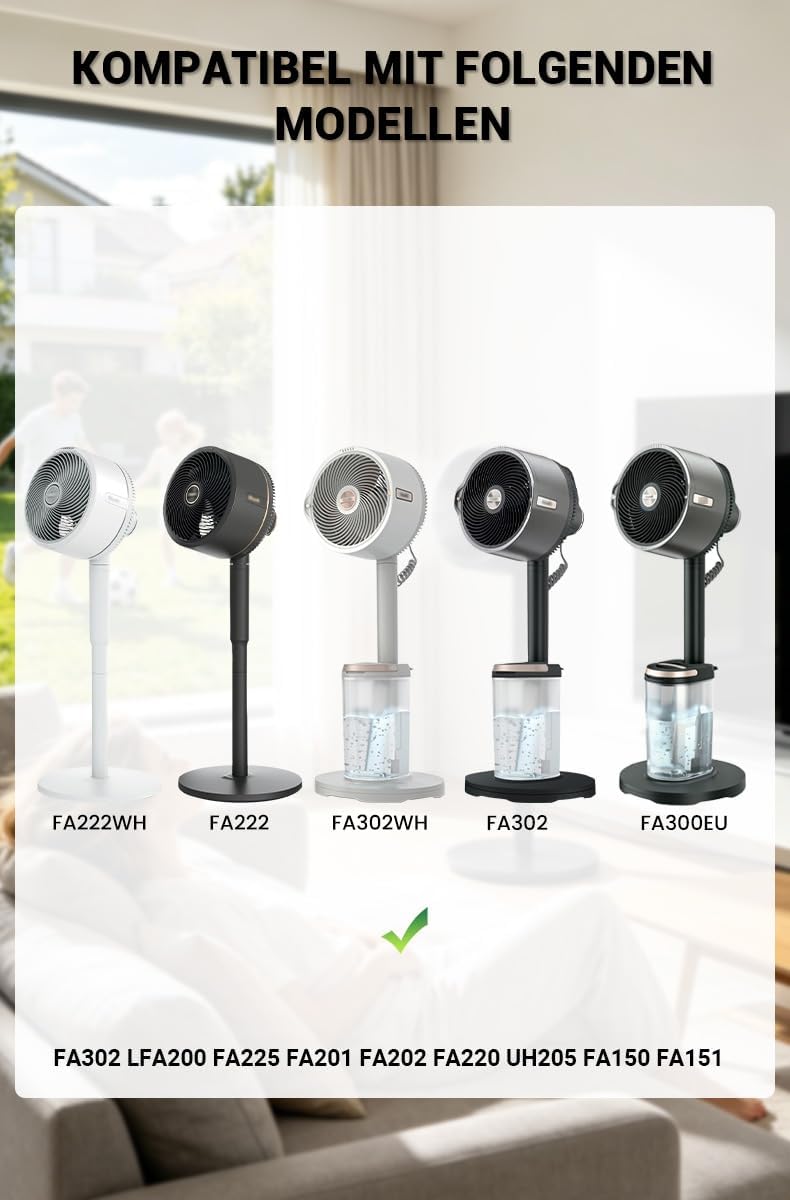 Bouge Netzteil Kompatible mit Shark FlexBreeze Ventilator FA222 FA302 FA300 | Ladegerät für Shark Fl