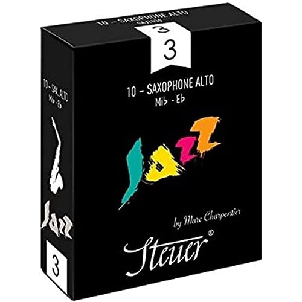 Steuer Blatt Alt Saxophon Jazz 10er Packung Gr. 3 1/2 Alt Saxophon 3,5 Jazz, Alt Saxophon 3,5 Jazz