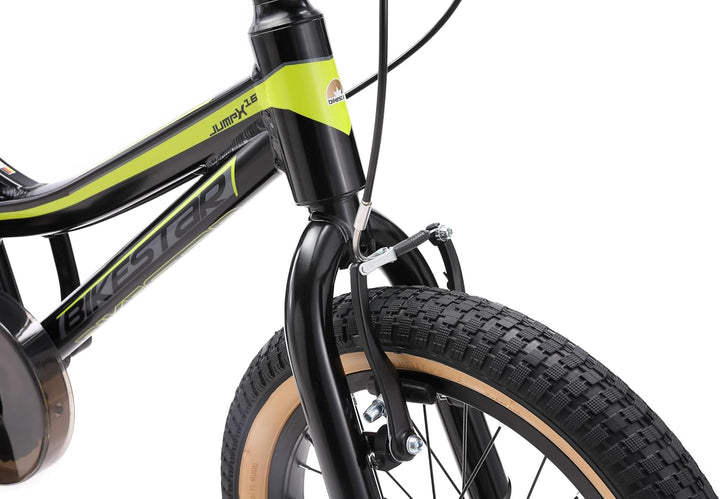BIKESTAR Kinder Fahrrad Aluminium Mountainbike mit V-Bremse für Mädchen und Jungen ab 4-5 Jahre | 16