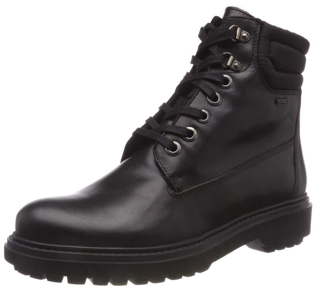 Geox Mädchen D Asheely Np ABX C Stiefeletten 36 EU Schwarz, 36 EU Schwarz