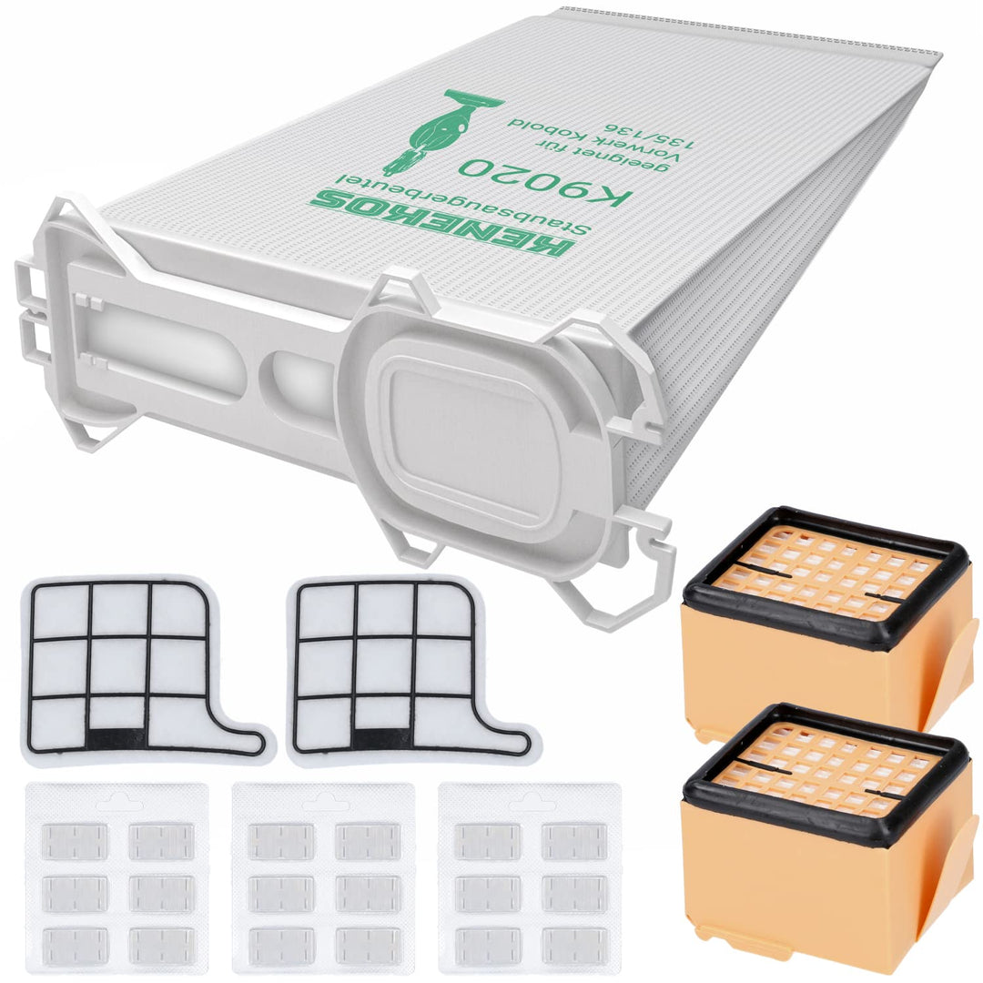 Kenekos - SPARSET 18 Staubsaugerbeutel Microvlies + 2 Hepafilter + 2 Motorschutzfilter + 18 x Duft g