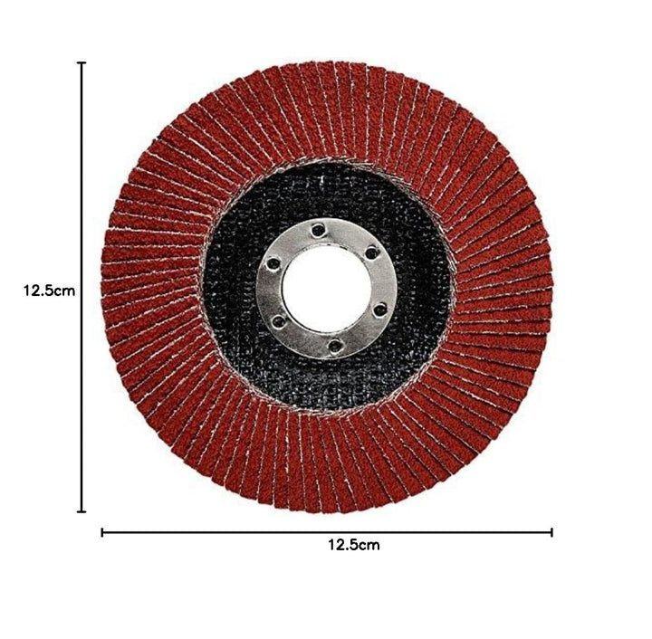 3M 51483 Cubitron II Fächerschleifscheibe 969F, 60+, flach, 125 mm, 22,23 mm (10-er Pack) 125mm 60+