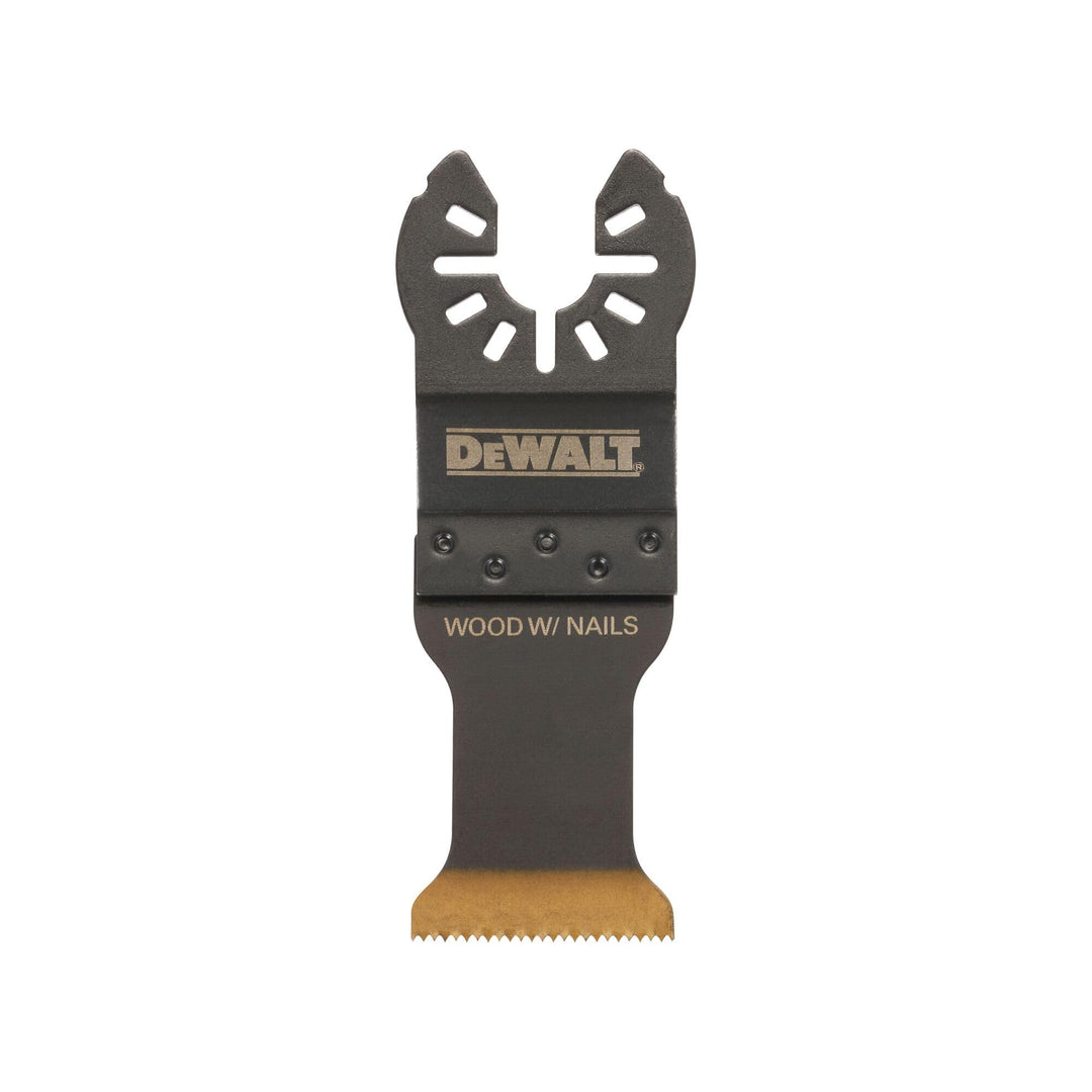 DeWalt Titan Sägeblatt DT20707-QZ | 43x31 mm | sägt Holz, Holz mit Nägeln, Kunststoffe und Gipskarto