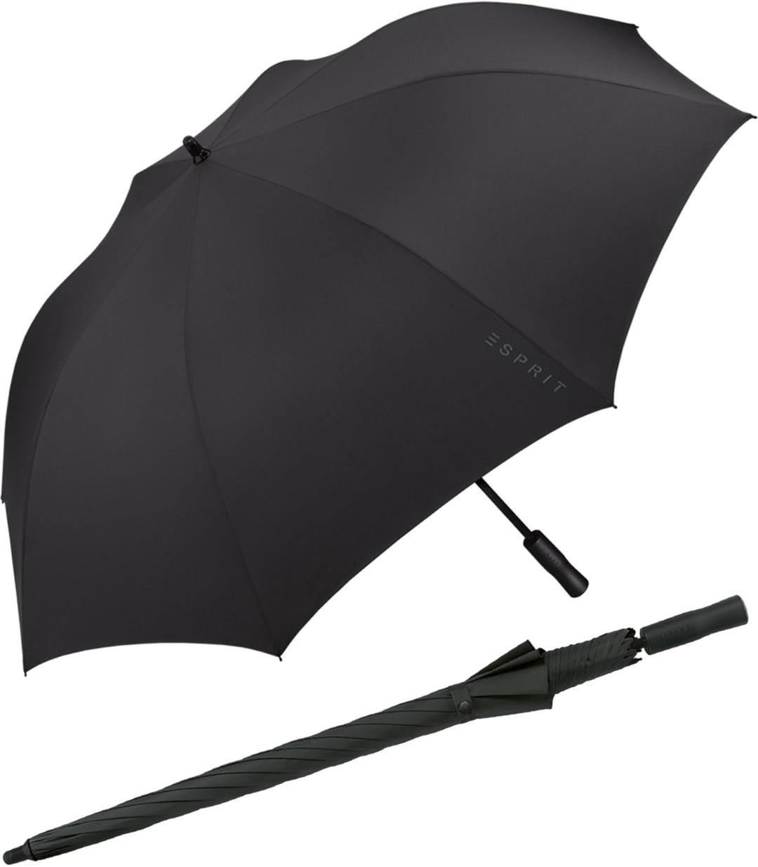 Esprit XXL Partnerschirm Golfschirm Automatik - Black Schwarz, Schwarz