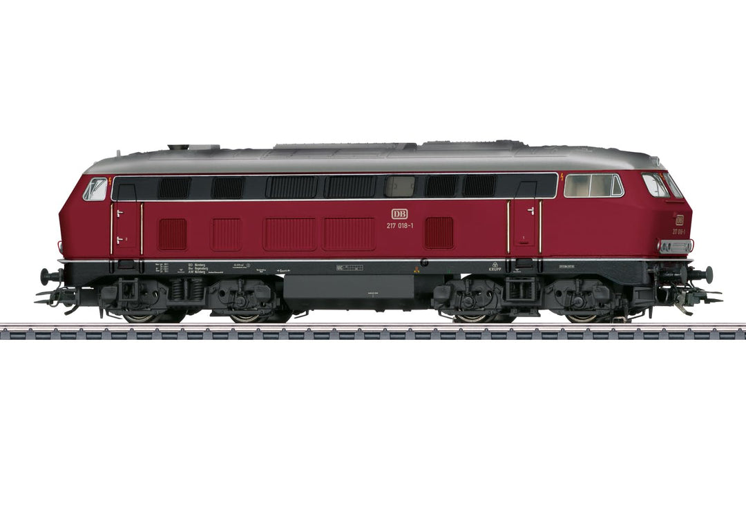 Märklin Diesellokomotive Baureihe 217 Spur H0 – Digital mfx+, LED-Licht, Führerstandsbeleuchtung, Ep