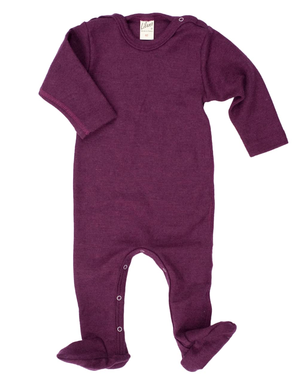 Lilano, Ganzkörperbody/Overall, 70% Wolle (kbT), 30% Seide, 210 gr./m² Beere 74, Beere 74