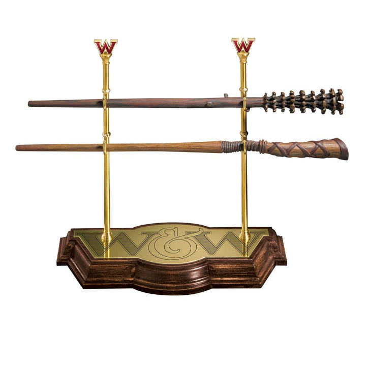 The Noble Collection Harry Potter Weasley Zauberstab-Kollektion mit Präsentationsständer, 43 cm, Kun