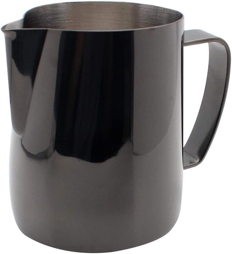 Dianoo Milchschäumkrug Aus Edelstahl Mit Titan überzogen Milchkännchen Latte Kunst Tasse Kaffee Latt