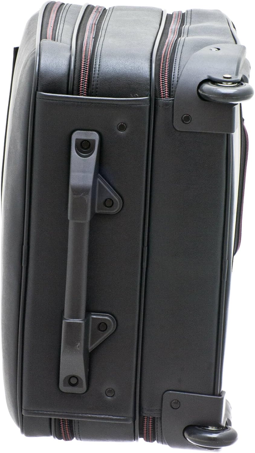Aktenkoffer Pilotenkoffer Trolley Schwarz 46 cm Davidts