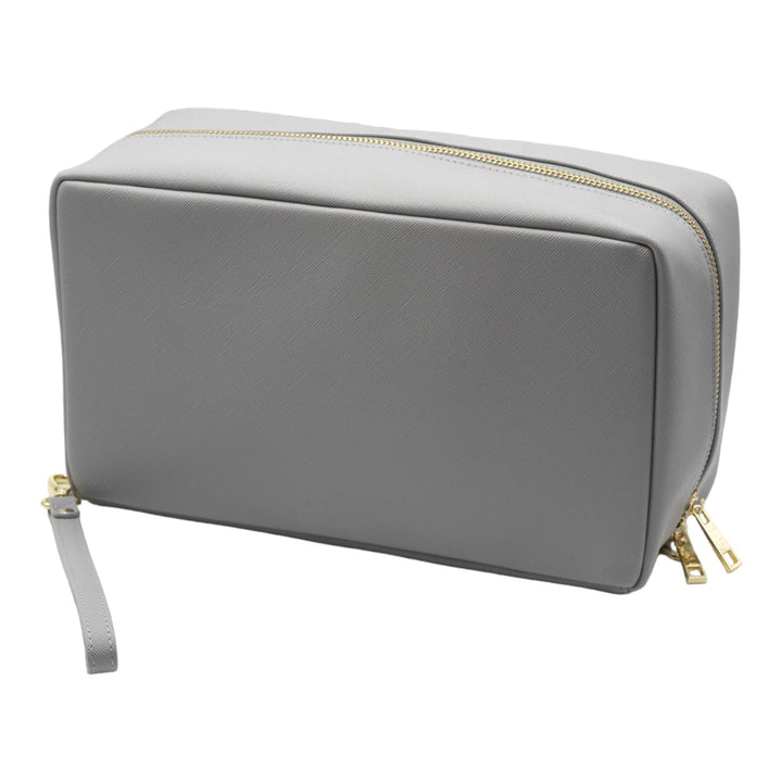 Little ELLA Wickelclutch, Wickeltasche, Windelorganizer mit vielen verschiedenen Fächern (grau), Gra