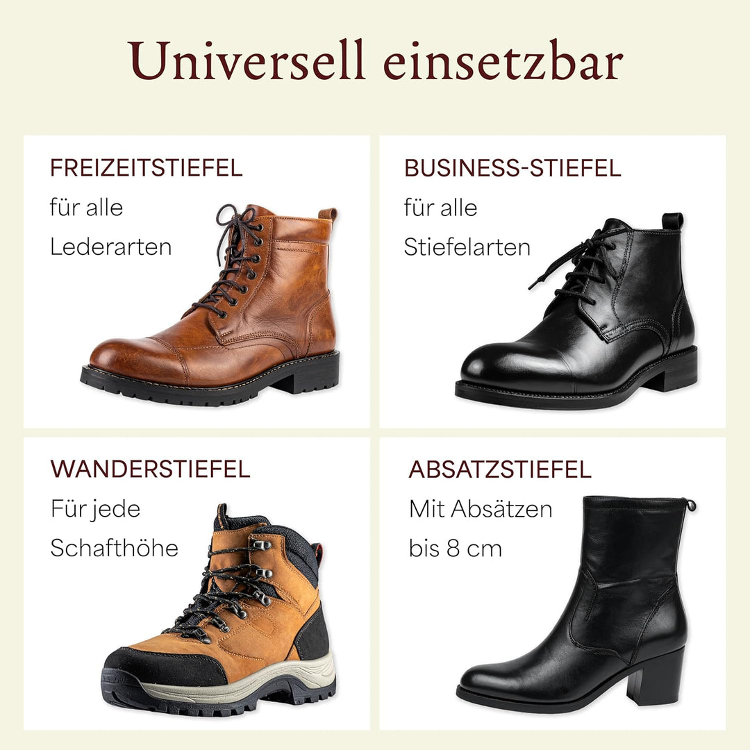 Langer &amp; Messmer Schuhdehner für Herren gegen drückende Schuhe oder Stiefel - gefertigt aus massivem