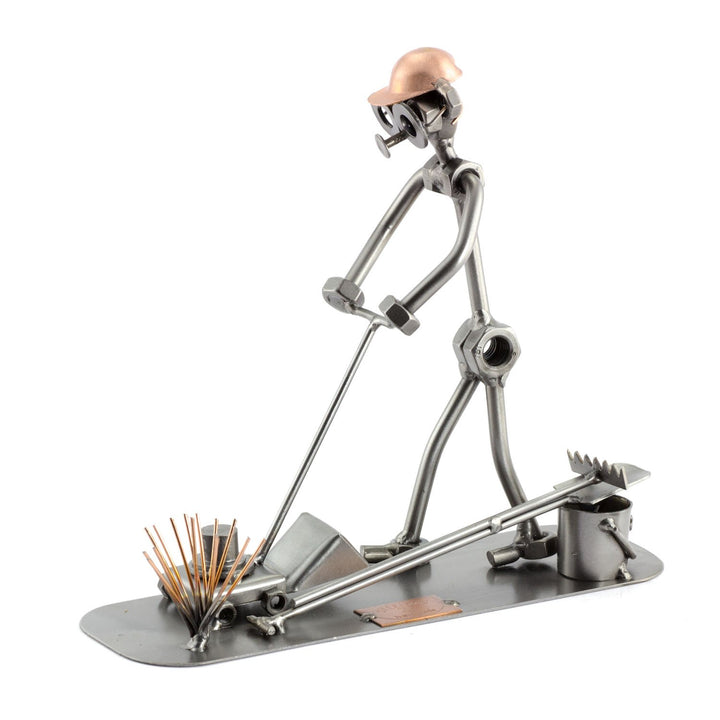 Steelman24 I Schraubenmännchen Gärtner I Made in Germany I Handarbeit I Geschenkidee I Stahlfigur I