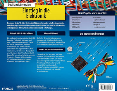 FRANZIS 65196 - Lernpaket Einstieg in die Elektronik - Spielend leicht Elektronik verstehen - empfoh
