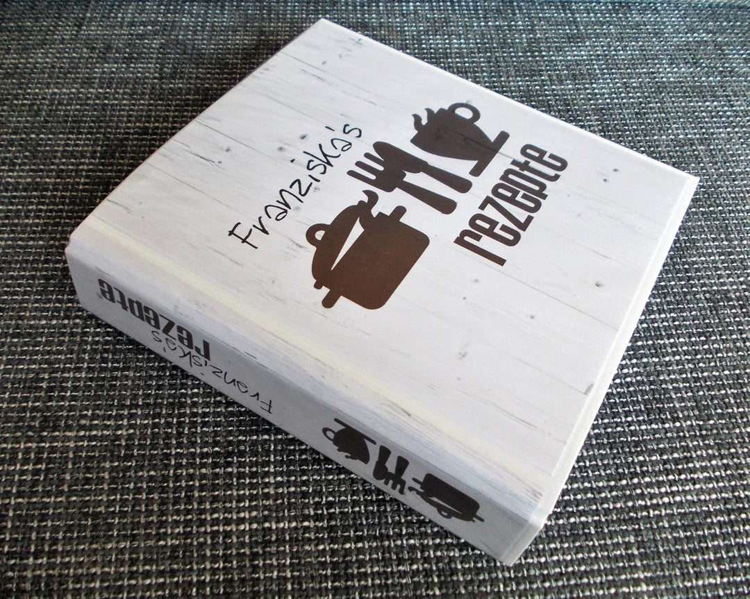 Rezeptordner MIT NAME Ringbuch für Rezepte DINA5