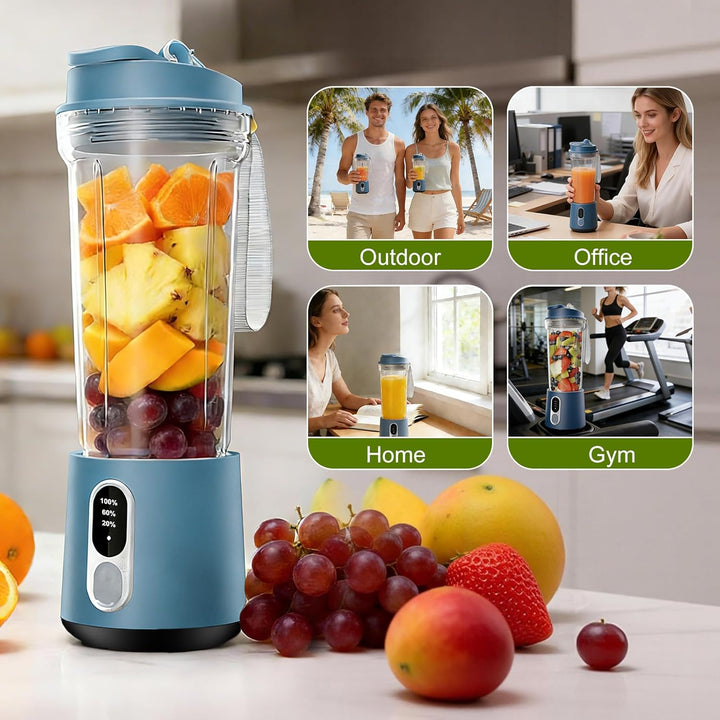 Tragbarer Mixer Smoothie Maker Standmixer - 300 Watt Mini Mixer, Mini Blender, Smoothie Maker to go,