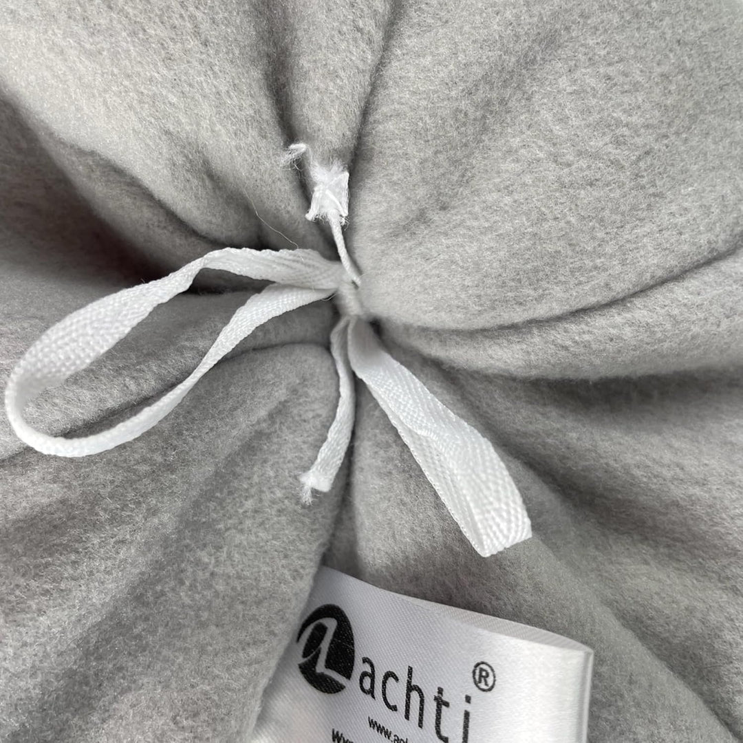 Mütze & Schal Set achti I 2 teilig I Damen Kombi - Beanie mit grossem Bommel und Loop I kuschelig ge