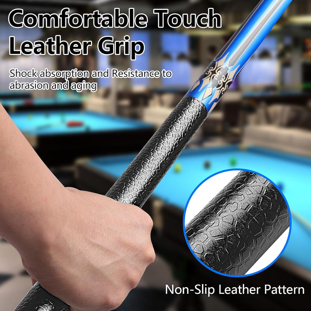 Billard Queue 18 19 20 21 oz, 58" Pool Queue Sticks 13mm Spitzen für Professionelle Billardspieler,