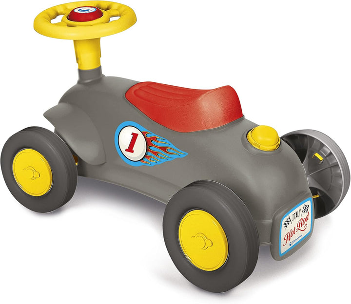 Clementoni Vintage Rennwagen 17700 Made in Italy Play for Future Lauflernwagen Mehrfarbig Kinderspie