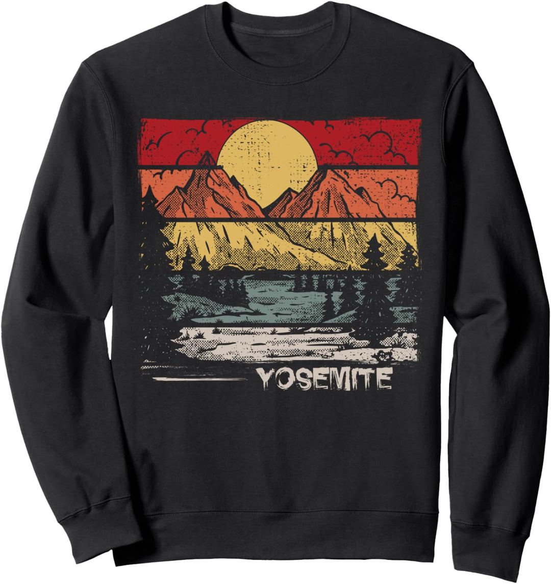 Retro Yosemite Nationalpark US Vintage Yosemite Sweatshirt
