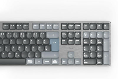 Hama mechanische Tastatur kabellos (Multi-Device 1x Funk, 2X Bluetooth für PC, Laptop, Tablet, Gamin