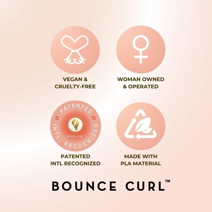 Bounce Curl Volume EdgeLift Bürste, 5-in-1-Werkzeug für volumisierte Wellen, Locken und Spulen, Rubi