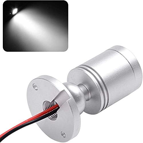 Klein LED Einbaustrahler 5 Stück 3W Mini led spot, 360° Schwenkbar, 230V Aluminium Deckenstrahler De