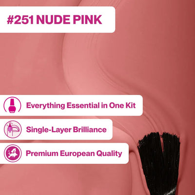 Pink Gellac Nagelset Gelnägel Starterset - Premium Compact Gel Nägel Starterset mit LED Lampe 15 ml