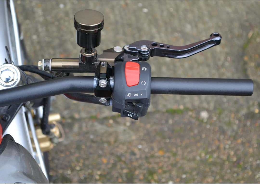 Motorrad Lenker Widerstand Stange 7/8" 22mm Für Streetfighter Scrambler Massgefertigt Fahrrad Flach