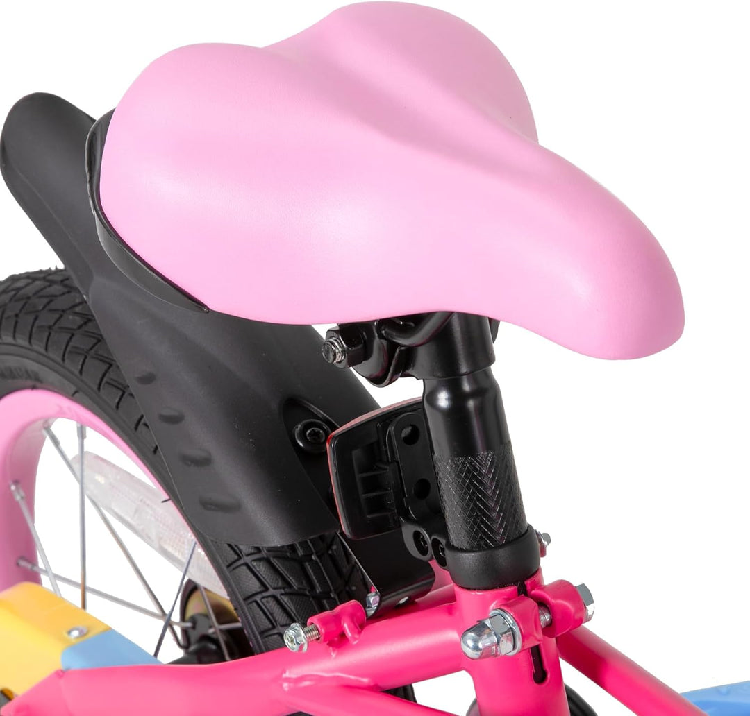 STITCH Macaron 12/14/16/18 Zoll Kinderfahrrad für 2-9 jährige Mädchen &amp; Jungen, 12/14/16/18 Zoll Mäd
