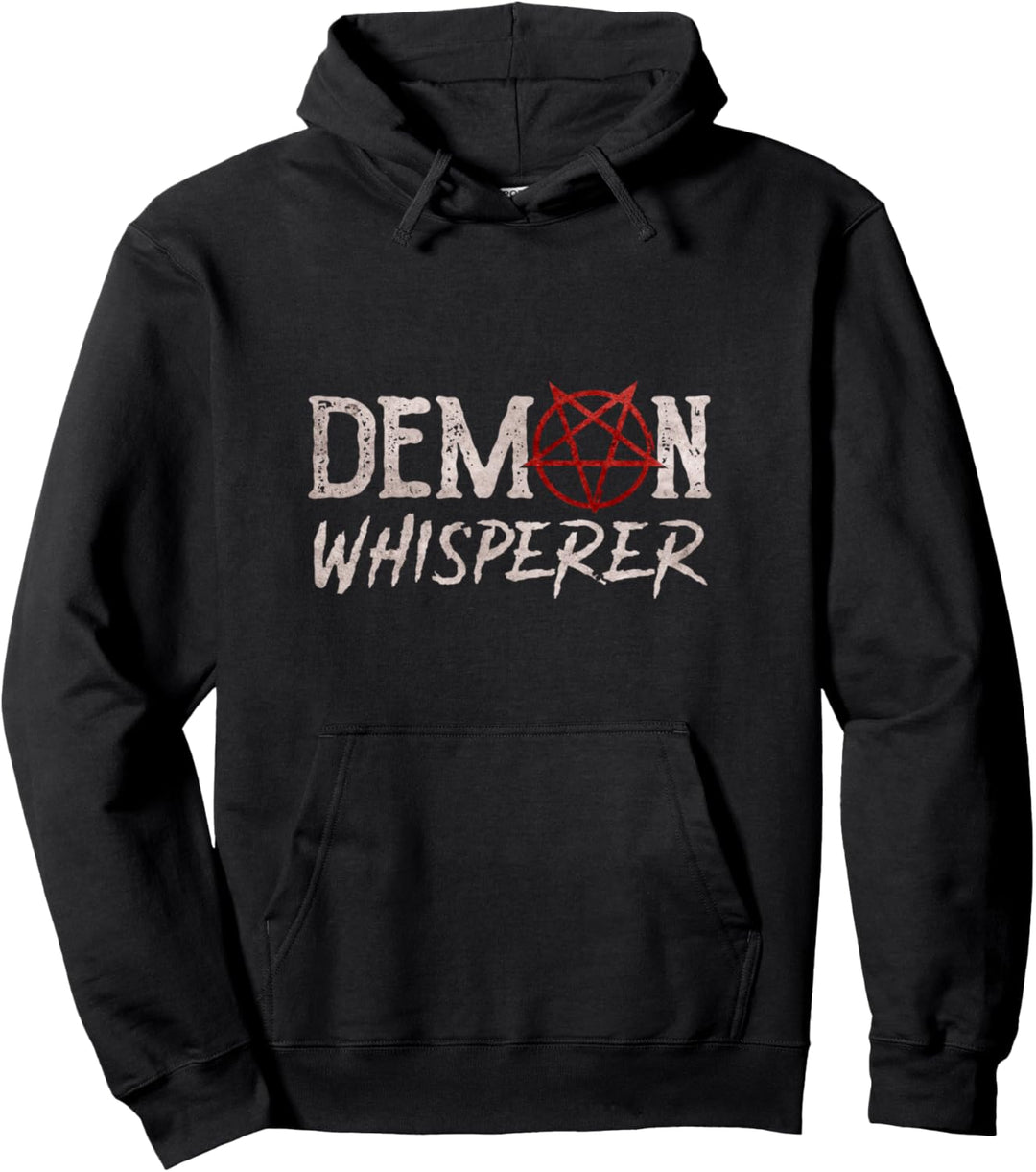 Okkulter Pentagramm Demon Whisperer Pullover Hoodie