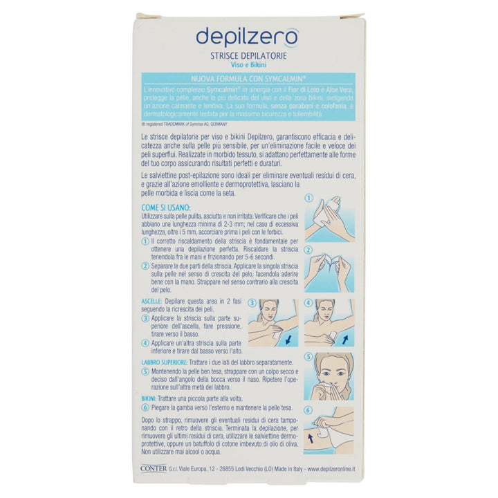 Depilzero Strisce Viso/Bikini