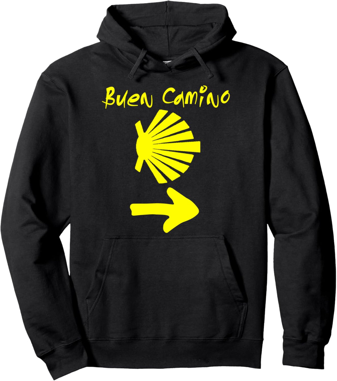 Buen Camino Wandern Santiago Compostela Spanien Geschenk Pullover Hoodie