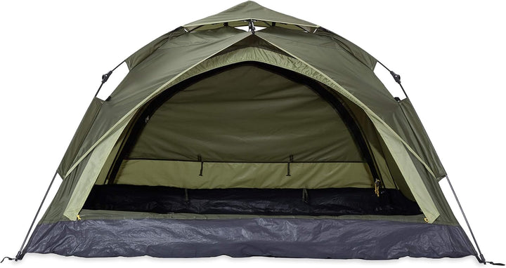 Lumaland Camping Zelt | Leichtes Pop Up Wurfzelt | 2-4 Personen Kuppelzelt | Trekking &amp; Festival Igl