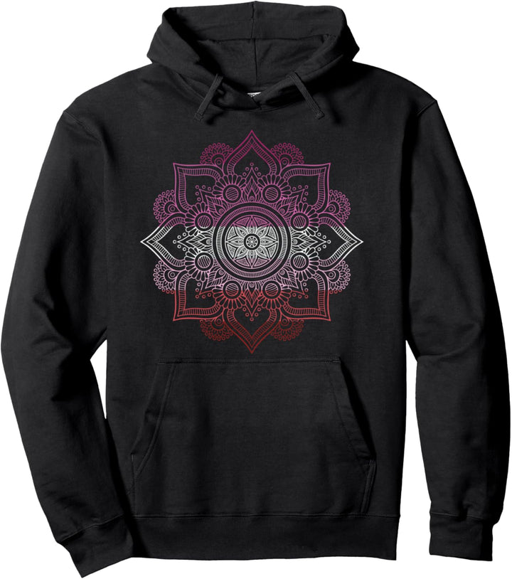 Lesbisch LGBT Mandala Lesben Stolz Monat LGBT Unterstützung Pullover Hoodie