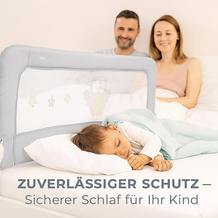 Zopa Bettgitter Monna - Bettschutzgitter für Kinder ab 18 Monaten bis 5 Jahren - Rausfallschutz mit