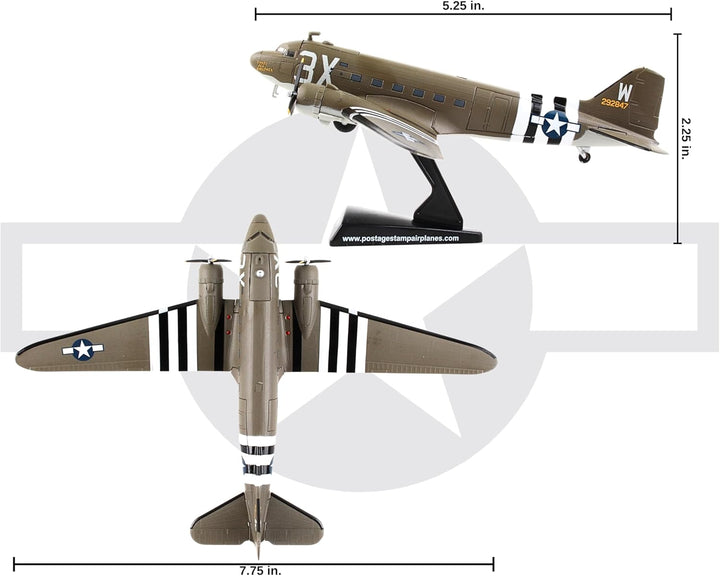 PS5558-4 Postage Stamp Douglas C-47 Skytrain That´s All Brother Scale 1/144