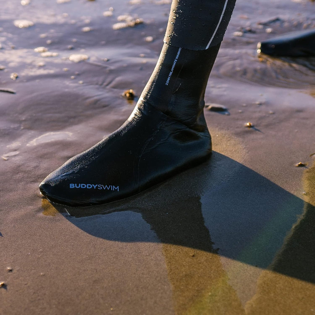 Buddyswim 2,5 mm Dicke Neoprensocken für das Freiwasserschwimmen. Kälteisolierende Neoprenschuhe, id