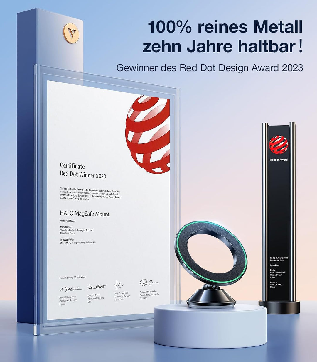 VICSEED Handyhalterung Auto Magnet[20xN55 Stärkste Magnete] Kompatibel mit MagSafe Autohalterung ,Ma