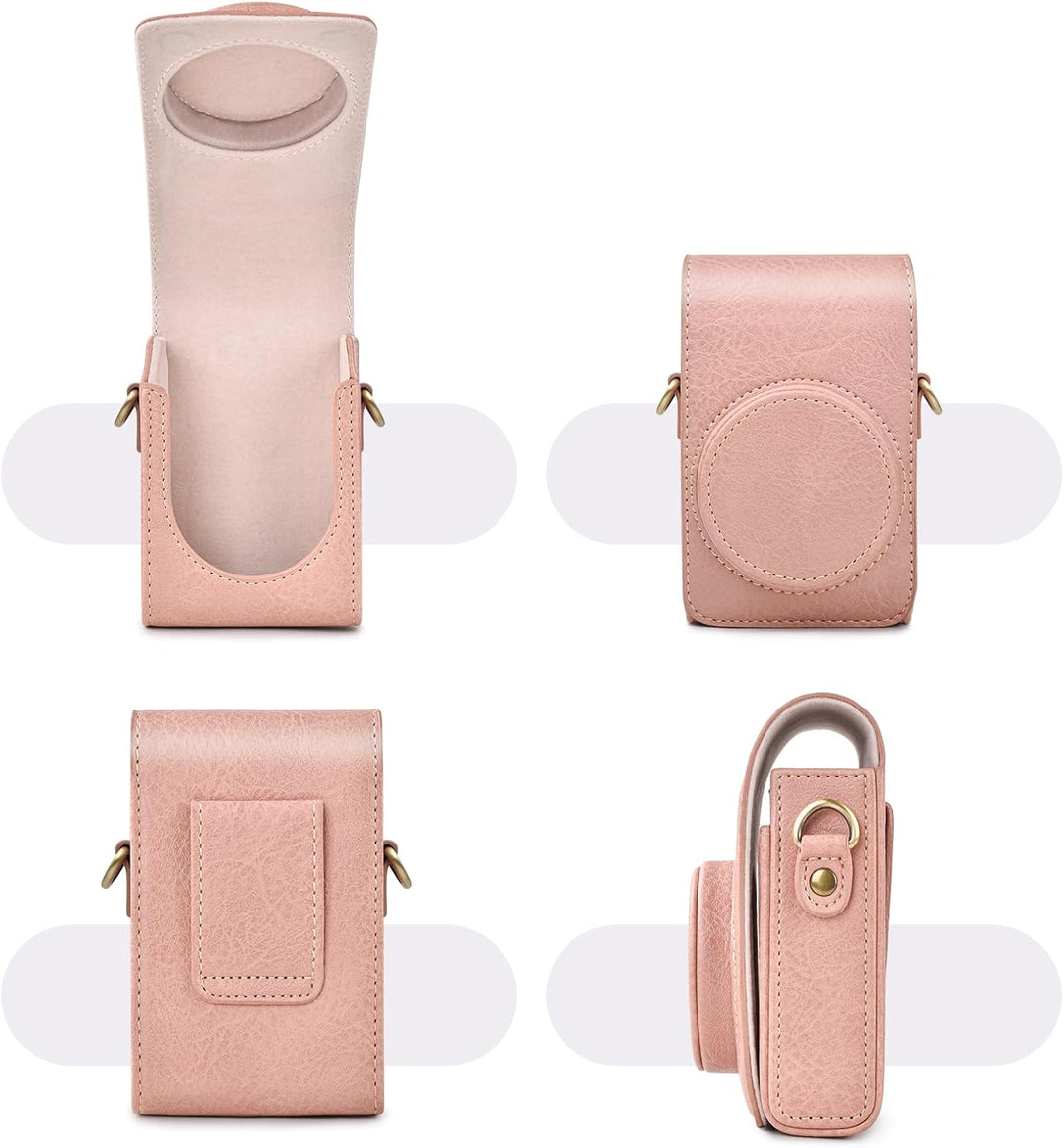 Rieibi Kameratasche für Sony RX100-Serie – Retro-Ledertasche für Sony ZV1F/ZV1/Ricoh GR IIIx/Ricoh G