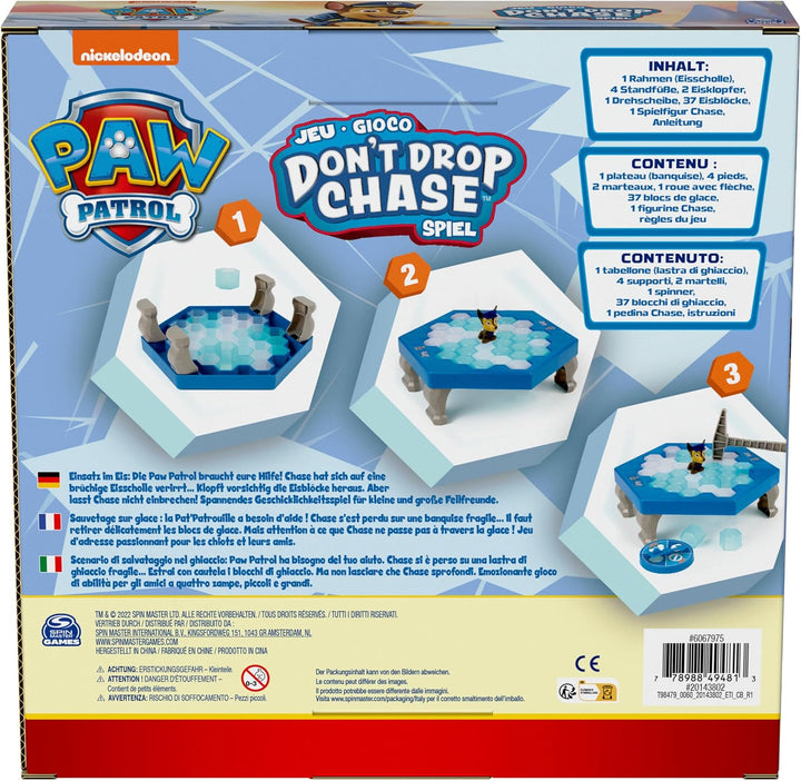 Spin Master Games PAW Patrol - Don‘t Drop Chase, actionreiches Abenteuerspiel für 2-4 Fellfreunde ab