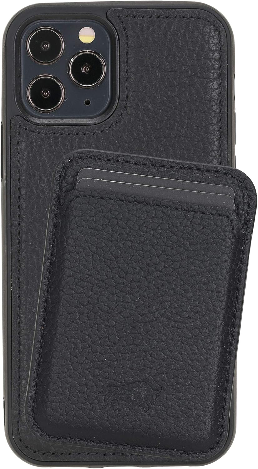 Solo Pelle Lederhülle + magnetische Geldbörse für das iPhone 12 Pro Max in 6.7 Zoll Case Leder Hülle