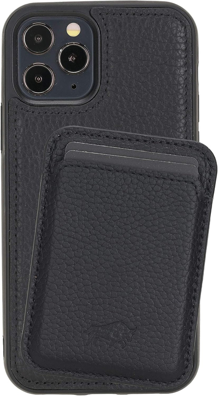 Solo Pelle Lederhülle + magnetische Geldbörse für das iPhone 12 Pro Max in 6.7 Zoll Case Leder Hülle