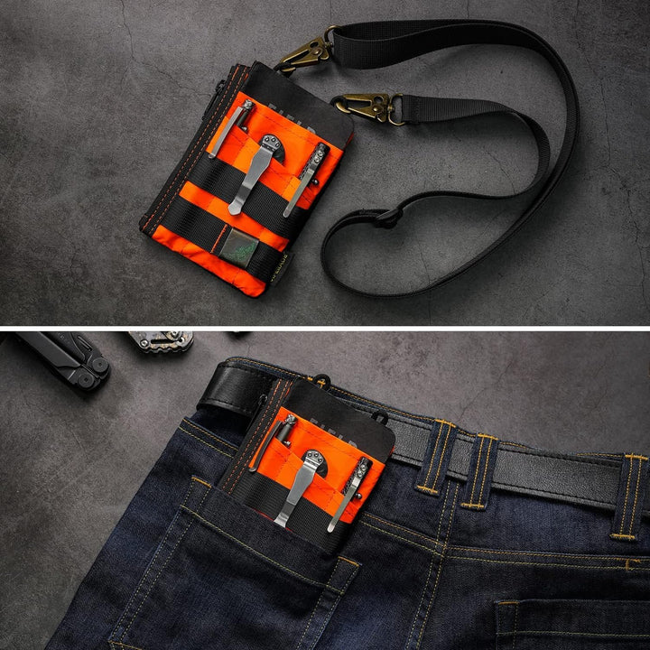 VIPERADE VE16 EDC Pouch Klein EDC Organizer Werkzeugtasche mit 7 Taschen,EDC Organizer Tasche für He