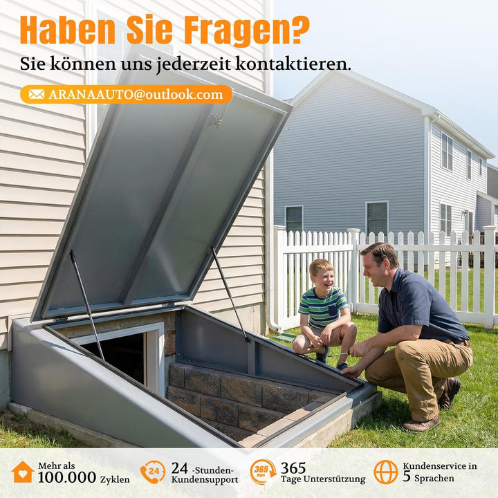 200mm 200N/20kg Gasdruckfeder Gasdruckdämpfer Universelle Gasfeder für Sofa Bett Klappen, Wohnmobilt