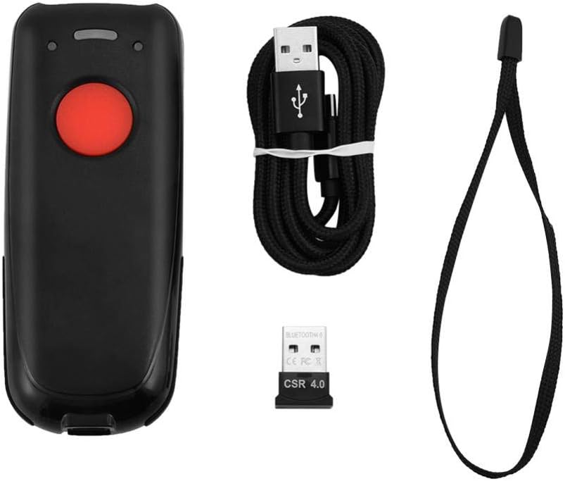 Wireless Barcode Scanner,Richer-R Drahtloser Bluetooth Barcode Scanner Barcodelesegerät,Tragbar Kabe